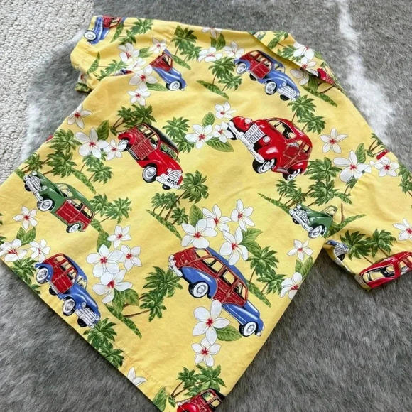 Hilo Hattie Hawaiian Classic Car Shirt - Picture 6 of 8